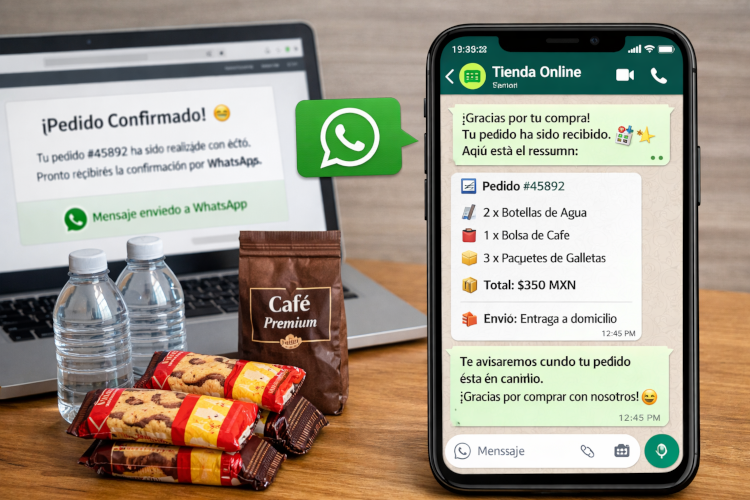 Tienda web integrada en WhatsApp para pedidos de productos frescos: optimiza tu negocio